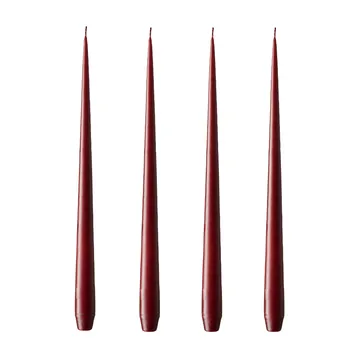 ester & erik ljus 4-pack matt - Wine, 32 cm - ester & erik