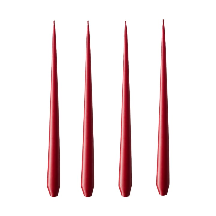ester & erik ljus 4-pack matt - winter berry, 32 cm - Ester & erik