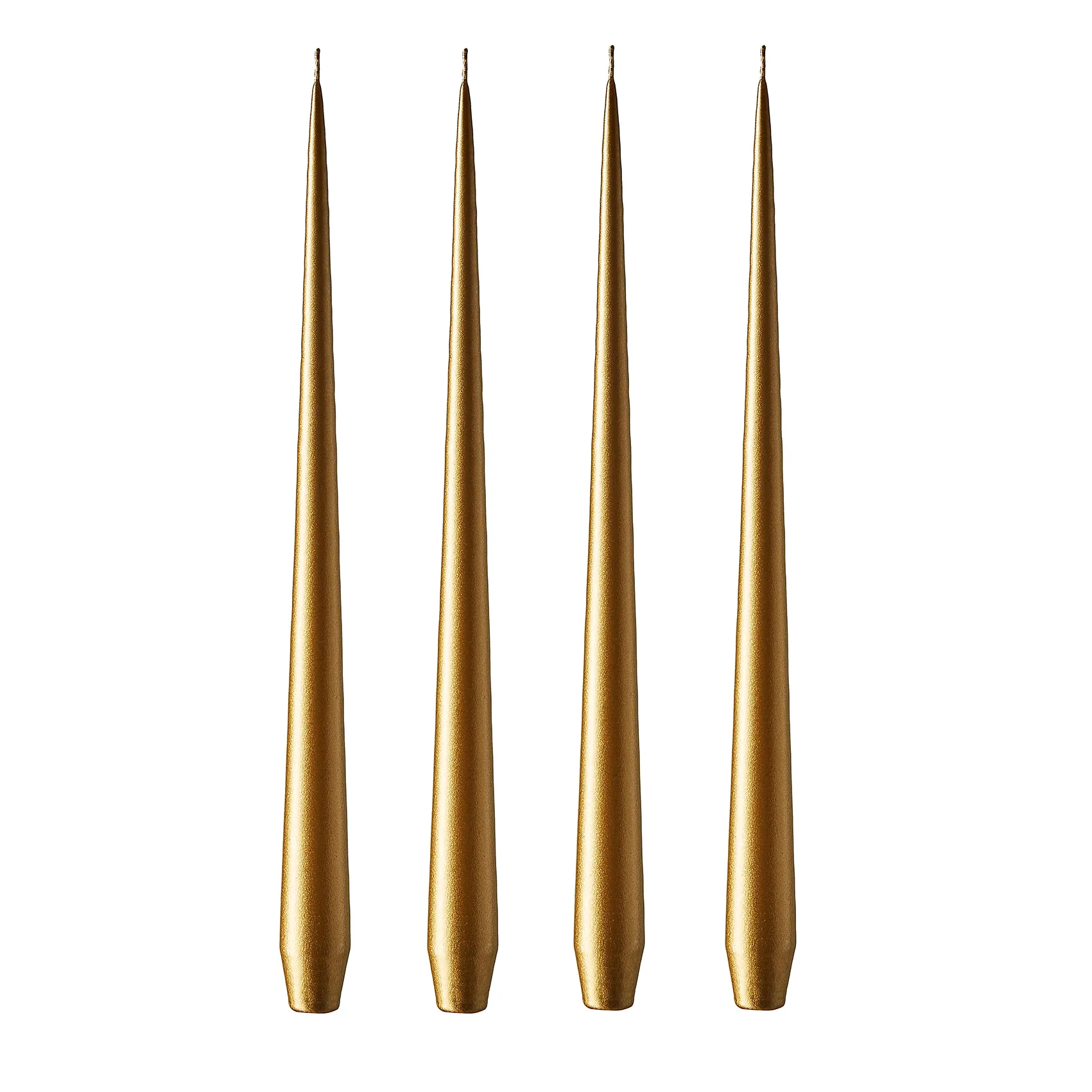 ester & erik ljus 42 cm 4-pack metallic, Gold ester & erik