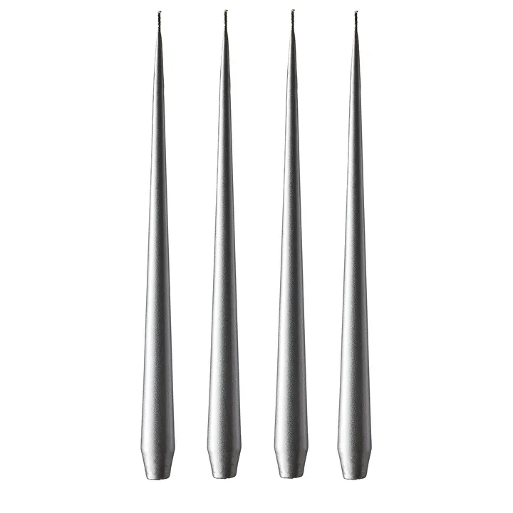 ester & erik ljus 42 cm 4pack metallic ester & erik → NordicNest.se