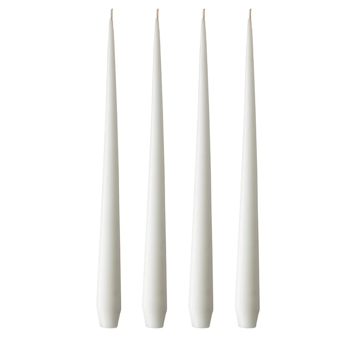 ester & erik ljus 42 cm 4-pack pure white - Matt - ester & erik