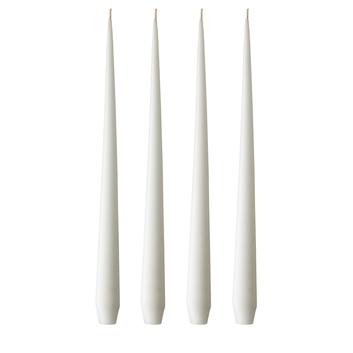 ester & erik ljus 42 cm 4-pack pure white Matt | Skandinavisk Design | Ljus | Vit
