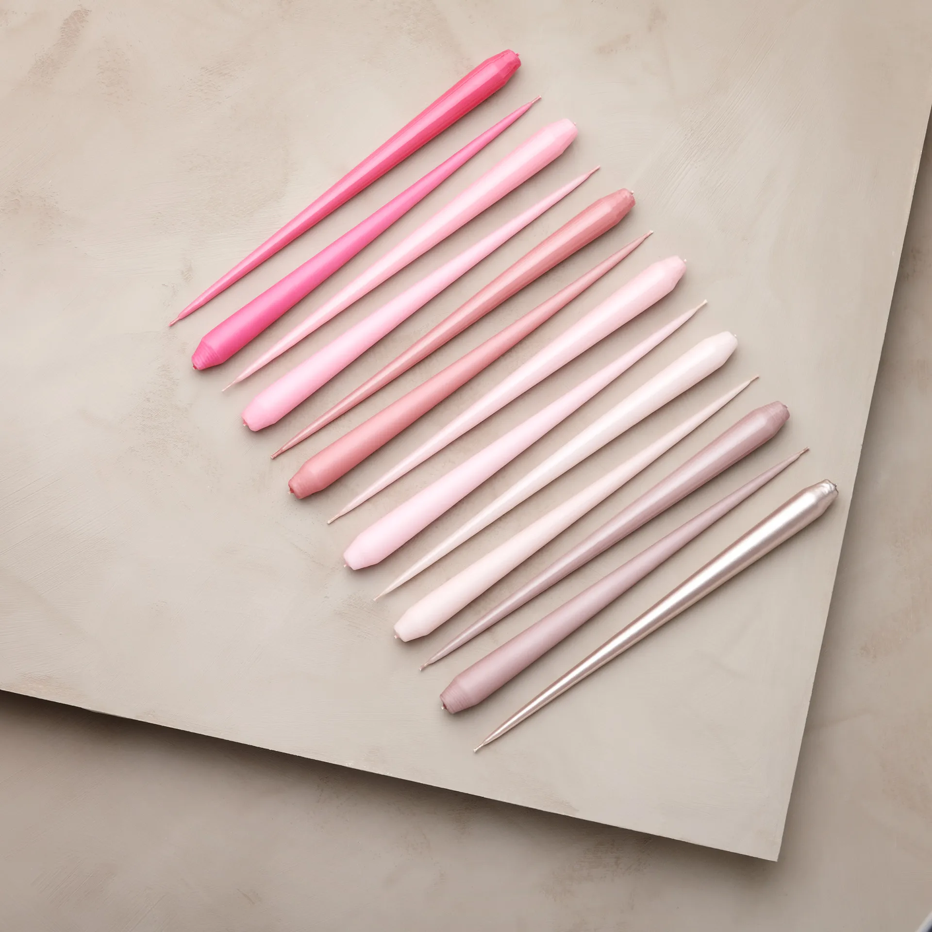 ester & erik ljus lackad 4-pack, Rosewater 51-0, 32 cm ester & erik