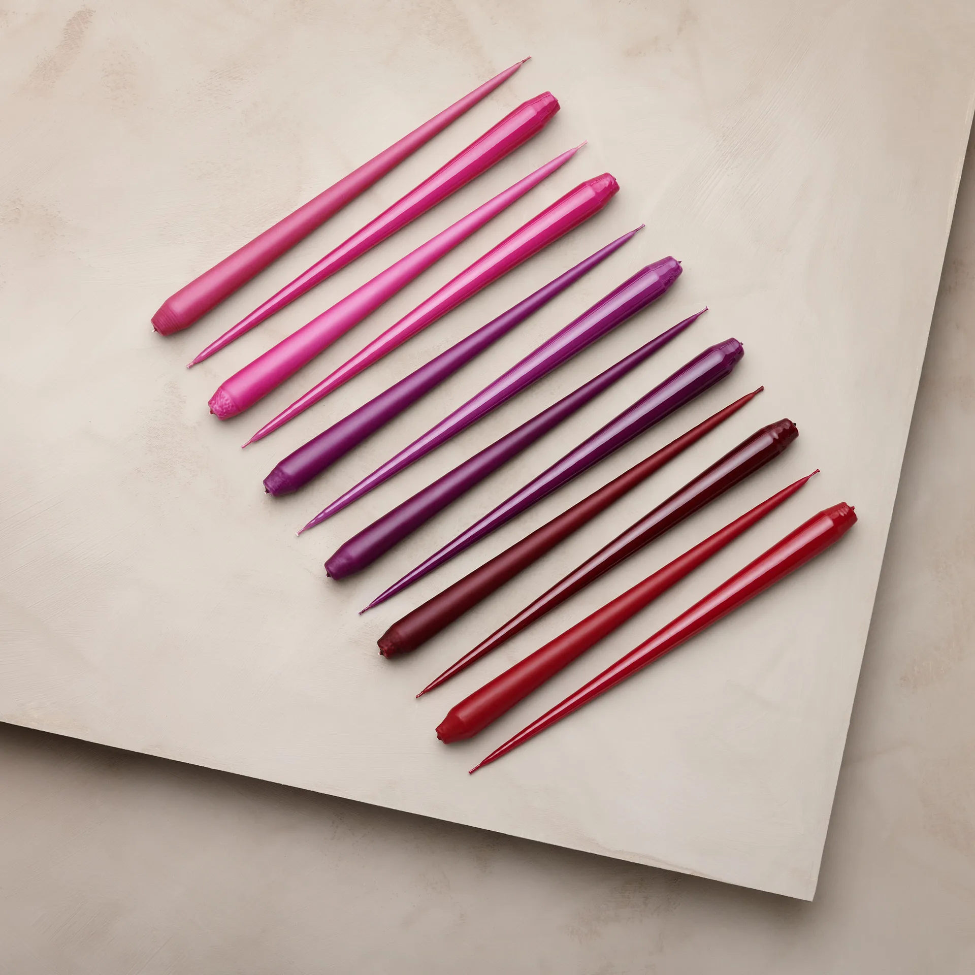 ester & erik ljus lackad 4-pack, Wine, 32 cm ester & erik