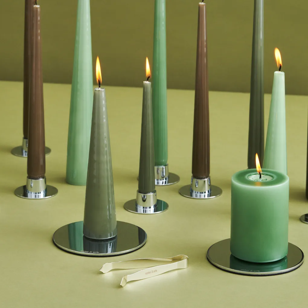 Ester & Erik ljusfat Ø10 cm blank Ester & Erik → NordicNest.se