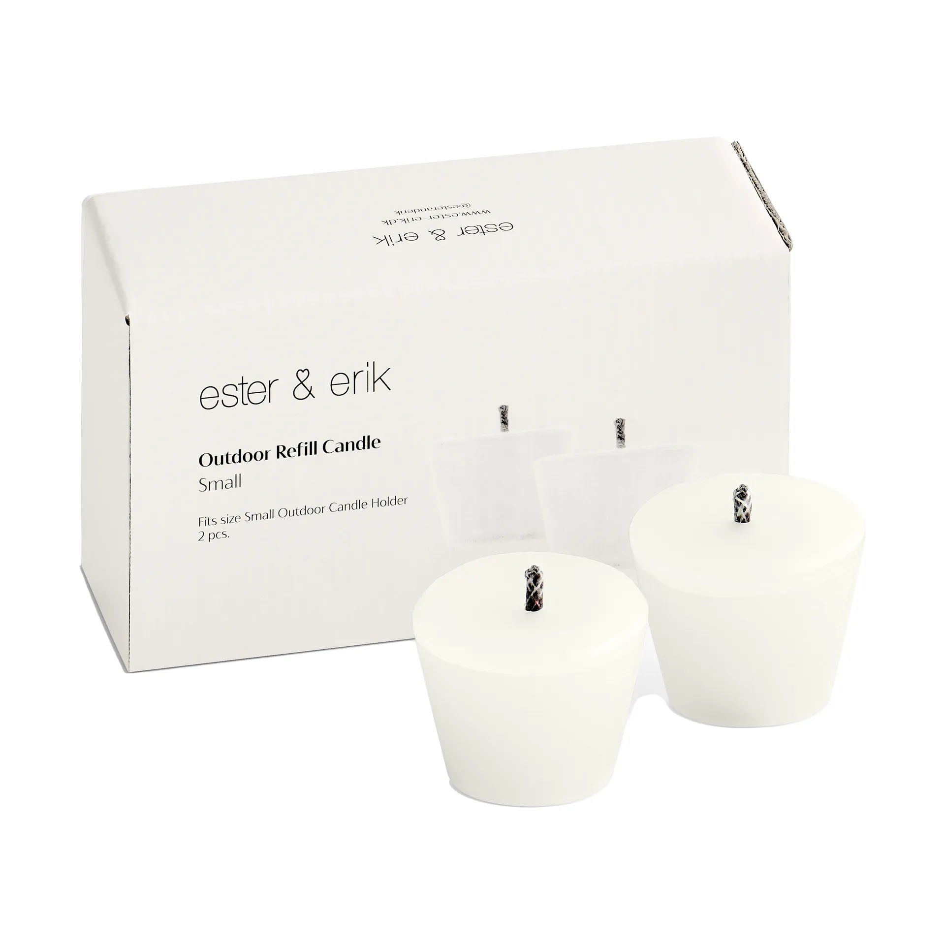 ester & erik refill till utomhusljusstake 2-pack, Small ester & erik