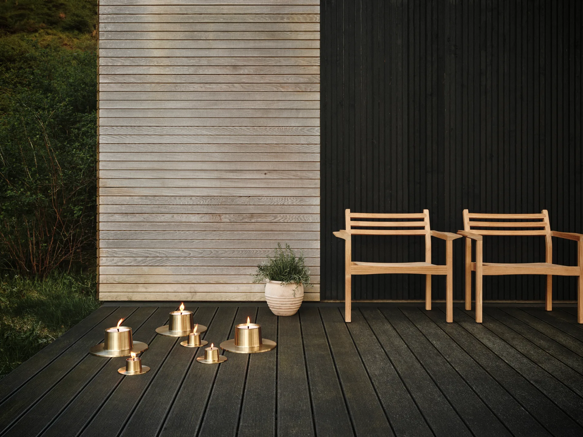 ester & erik utomhusljusstake large Ø32,3 cm, Gold ester & erik