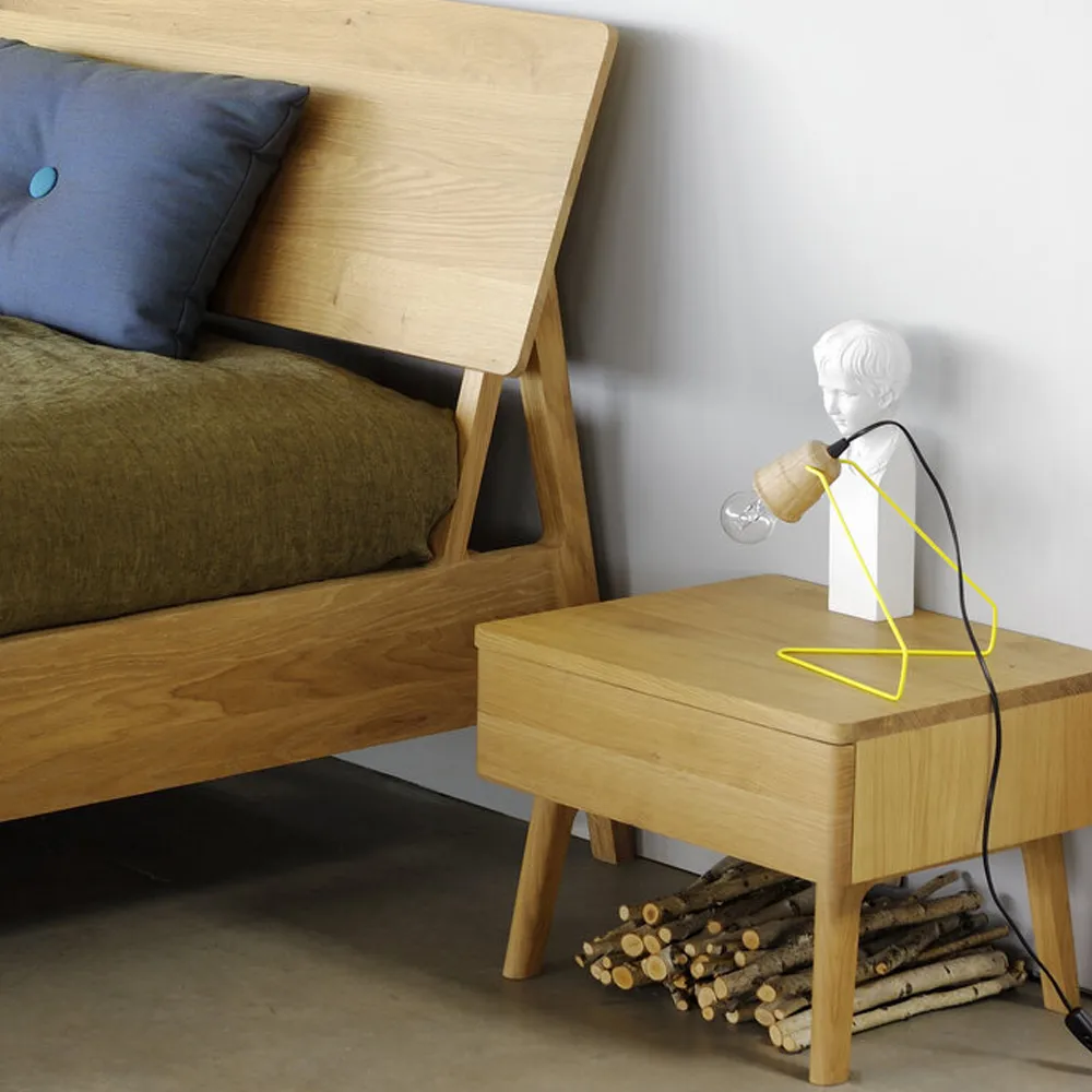 Air sängbord, Hårdvaxoljad ek Ethnicraft