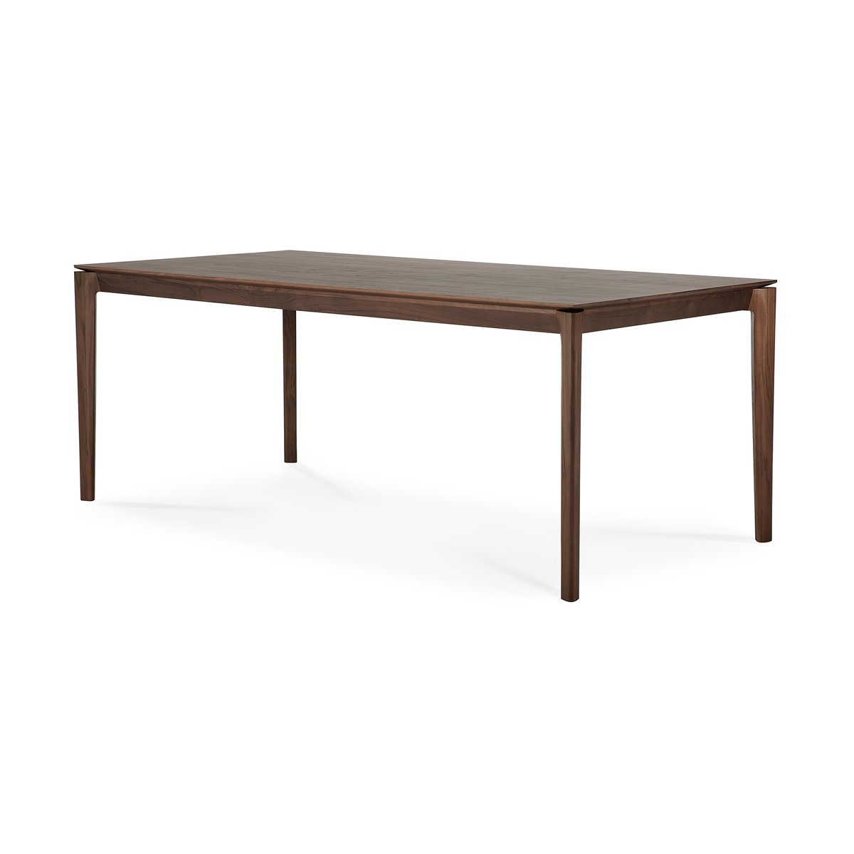 Ethnicraft Bok matbord 200x95 cm Lackad teak brown | Skandinavisk Design | Matbord | Brun