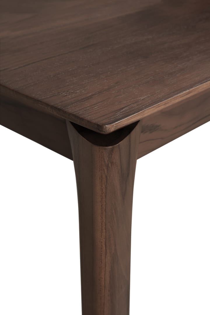 Bok matbord 220x95 cm - Lackad teak brown - Ethnicraft