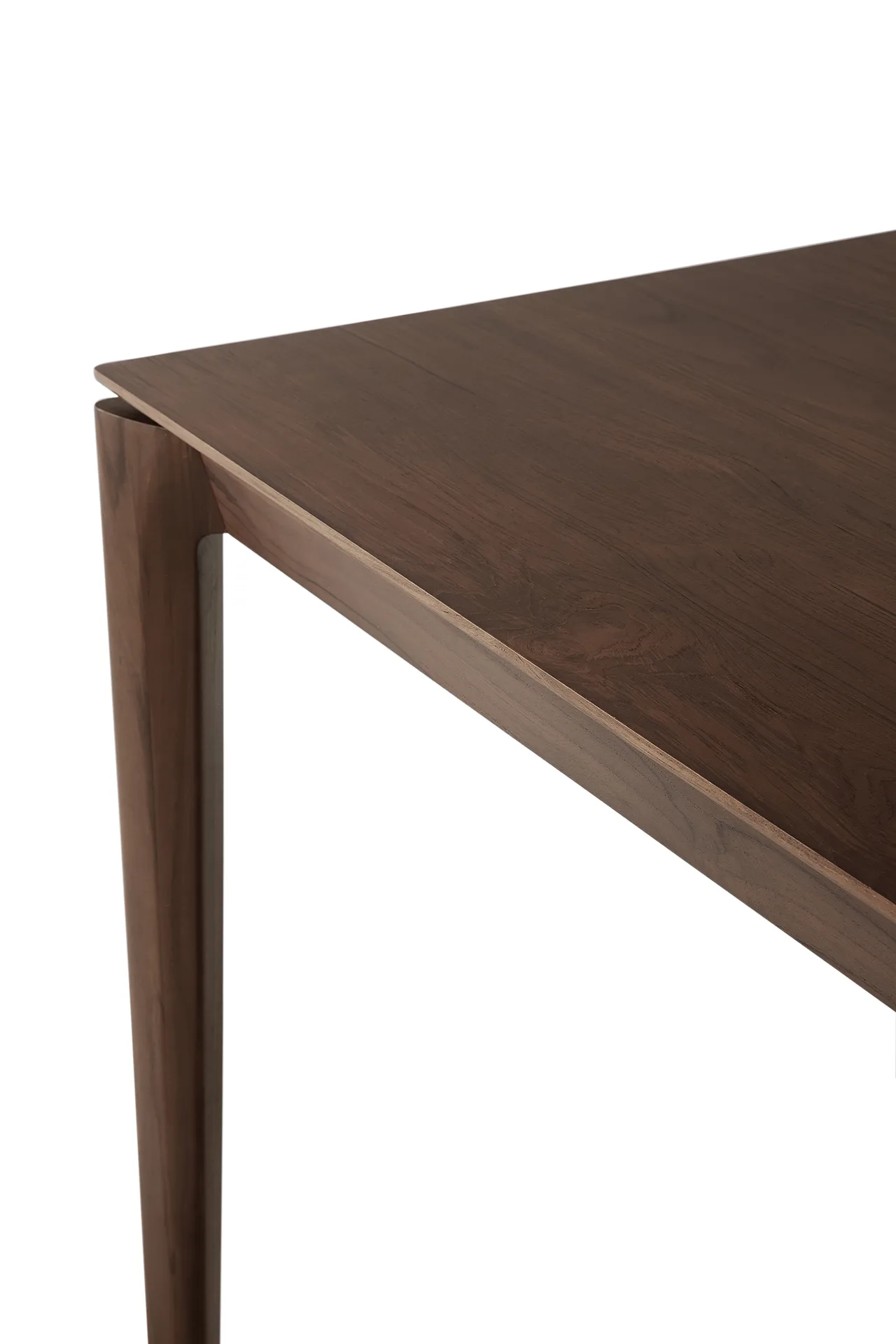 Bok matbord 240x100 cm, Lackad teak brown Ethnicraft