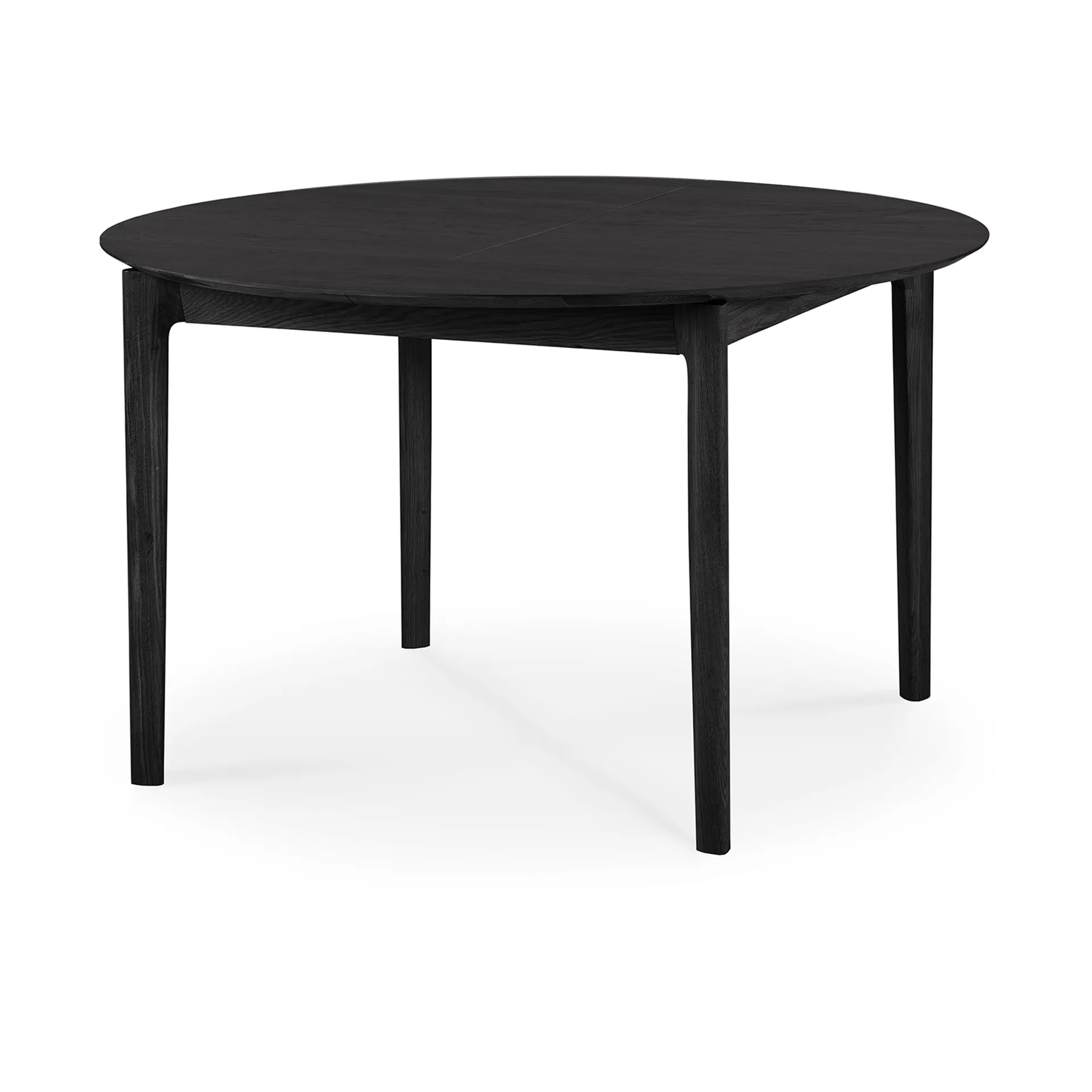 Bok matbord ovalt 129/179x100x76 cm, Svartbetsad ek Ethnicraft