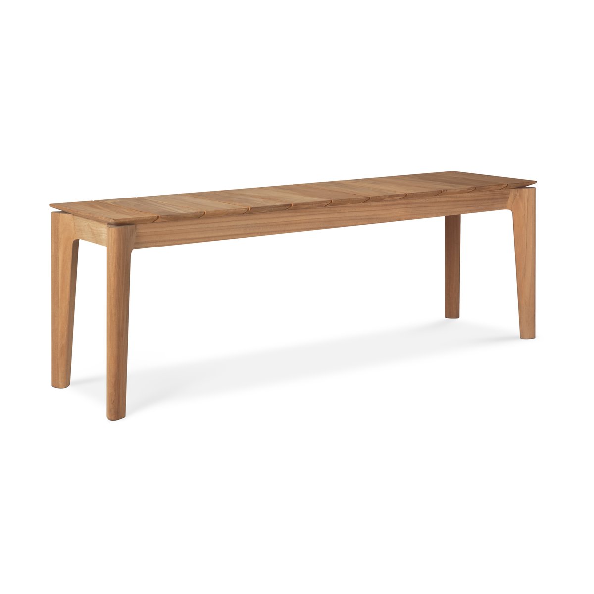Ethnicraft Bok outdoor bänk Teak 137 cm | Skandinavisk Design | Trädgårdsstolar | Brun