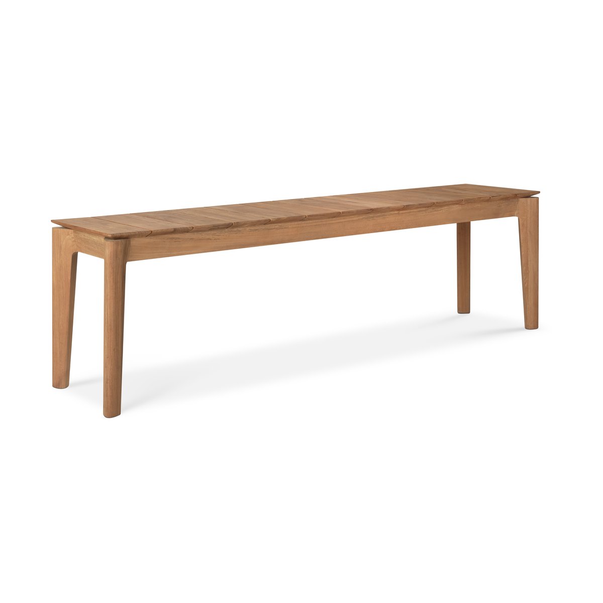 Ethnicraft Bok outdoor bänk Teak 162 cm | Skandinavisk Design | Trädgårdsstolar | Brun