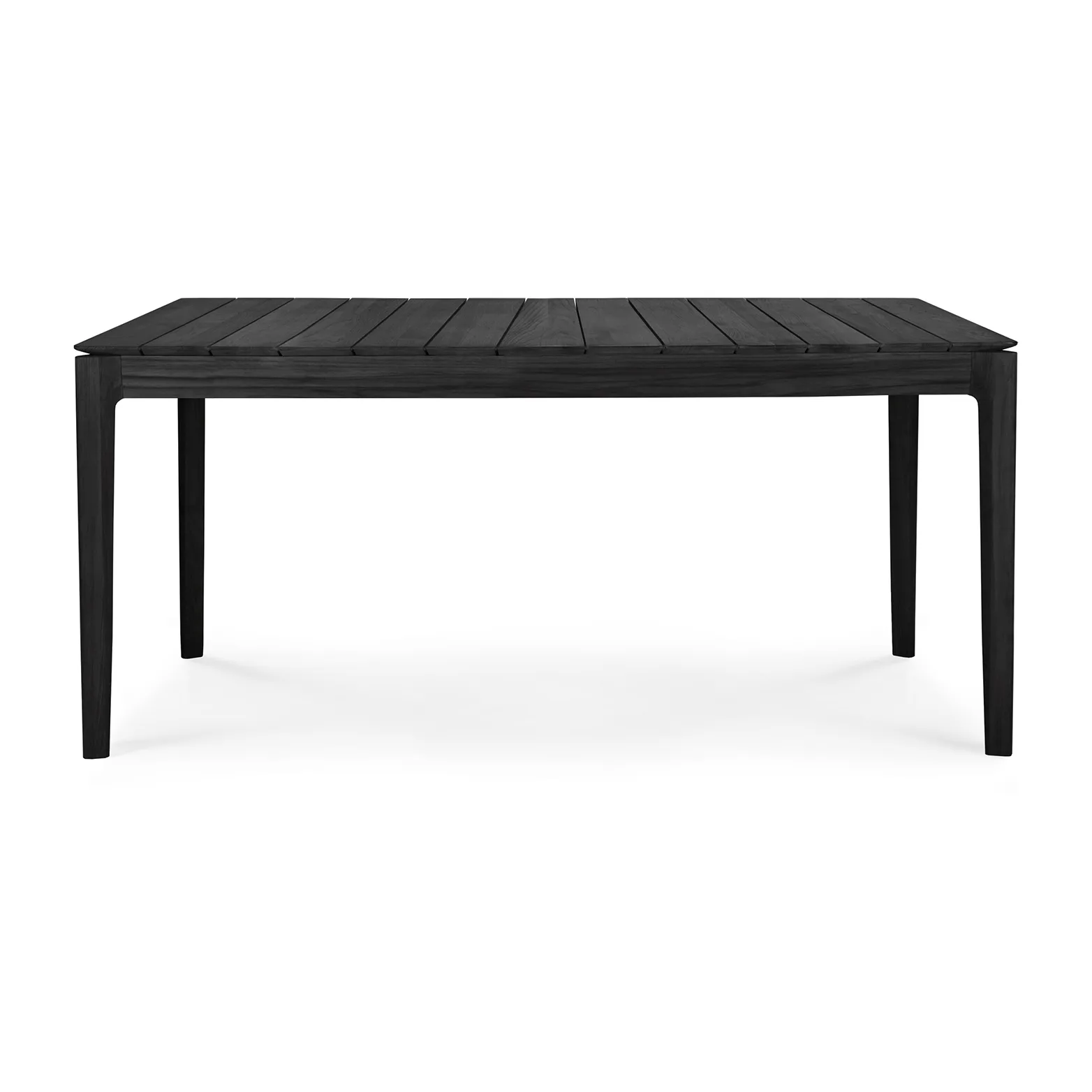 Bok outdoor matbord svartbetsad teak, 162x80 cm Ethnicraft