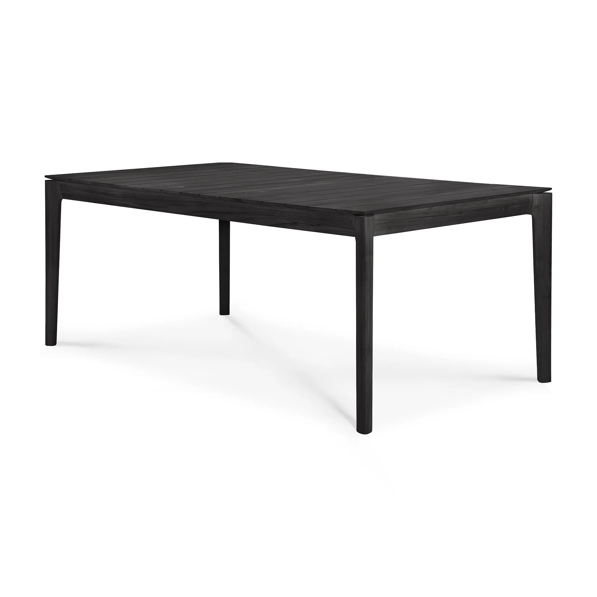 Bok outdoor matbord svartbetsad teak, 200x100 cm Ethnicraft