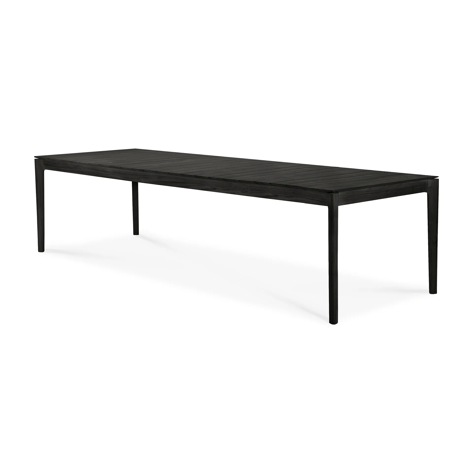 Bok outdoor matbord svartbetsad teak, 300x110 cm Ethnicraft