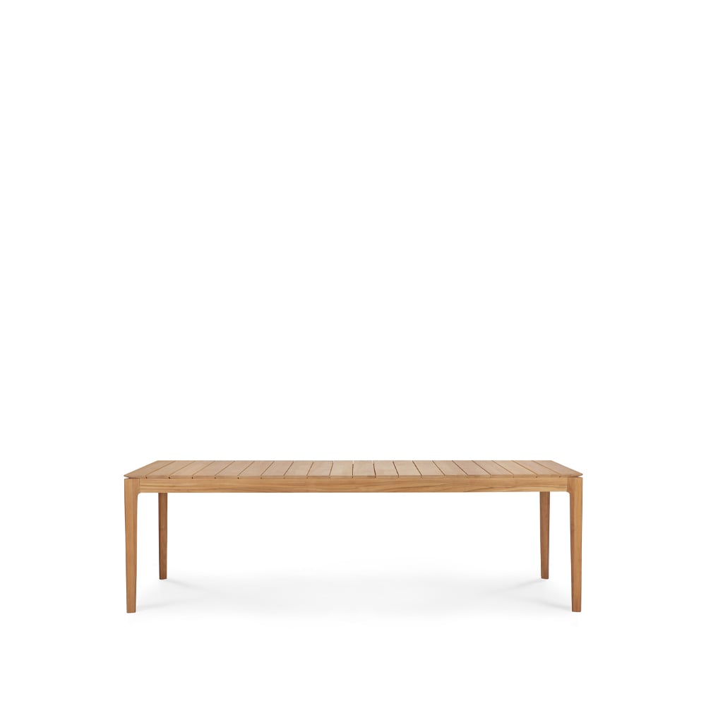 Ethnicraft Bok outdoor matbord teak 250x100 cm | Skandinavisk Design | Trädgårdsbord | Brun