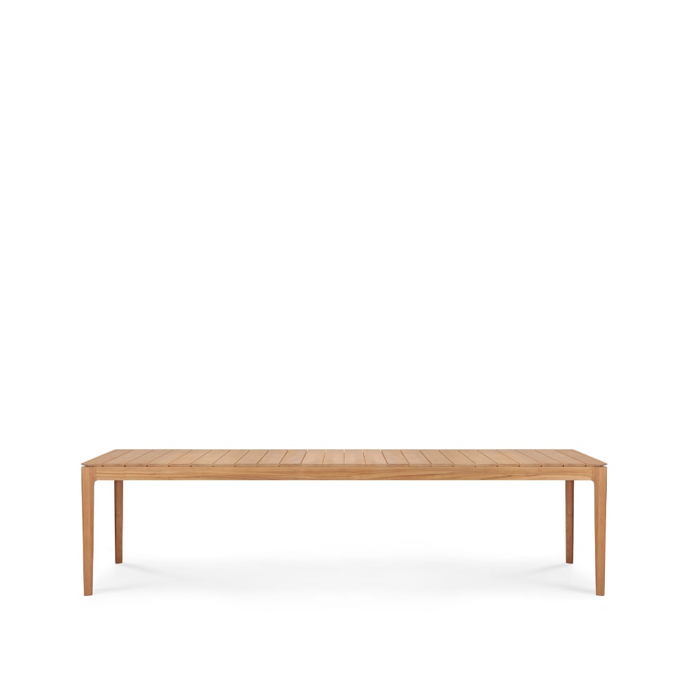 Ethnicraft Bok outdoor matbord teak 300x110 cm | Skandinavisk Design | Trädgårdsbord | Brun