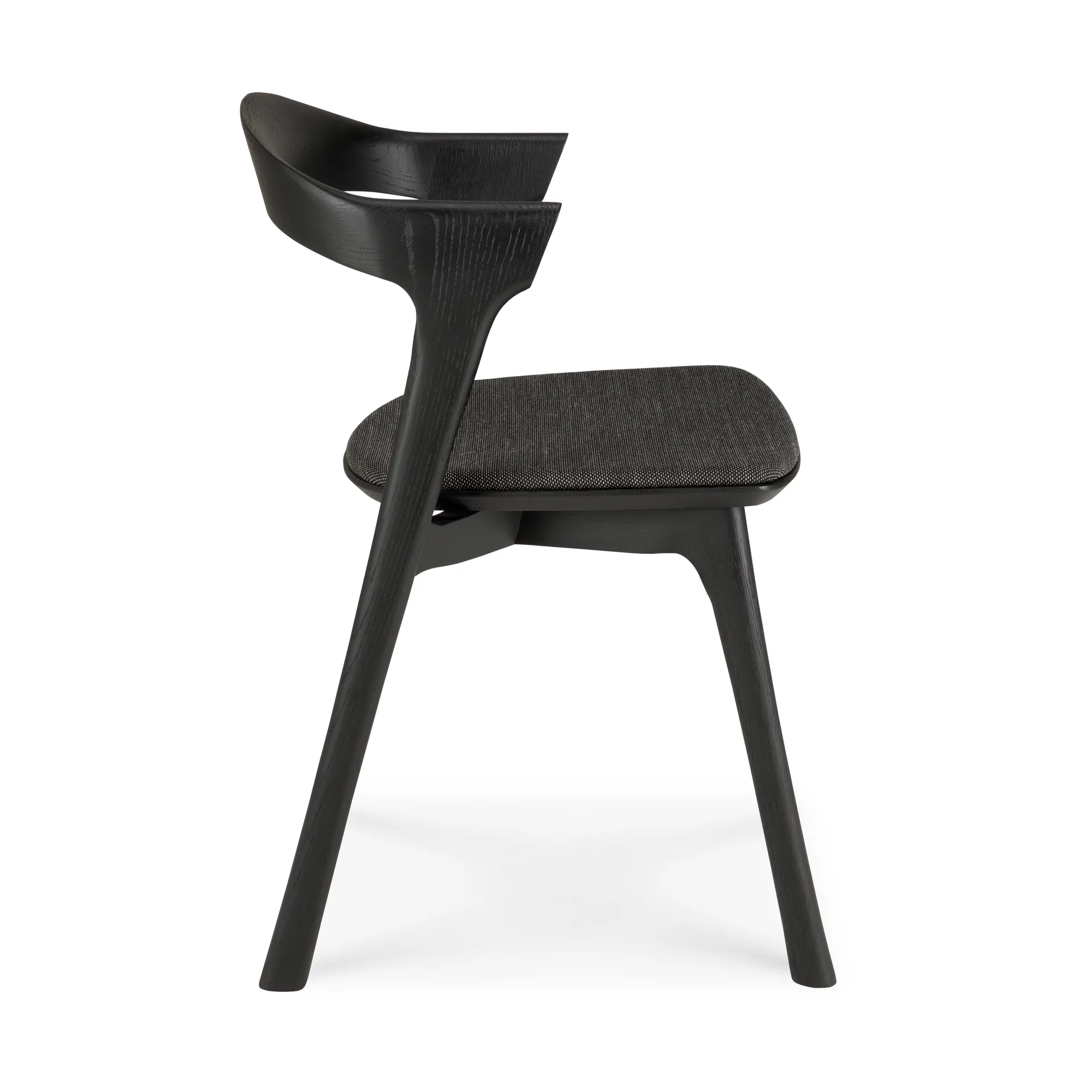 Bok stol, Brun ek-tyg soft black Ethnicraft