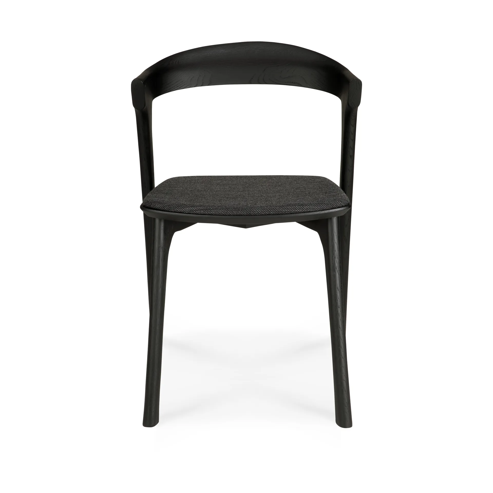 Bok stol, Brun ek-tyg soft black Ethnicraft