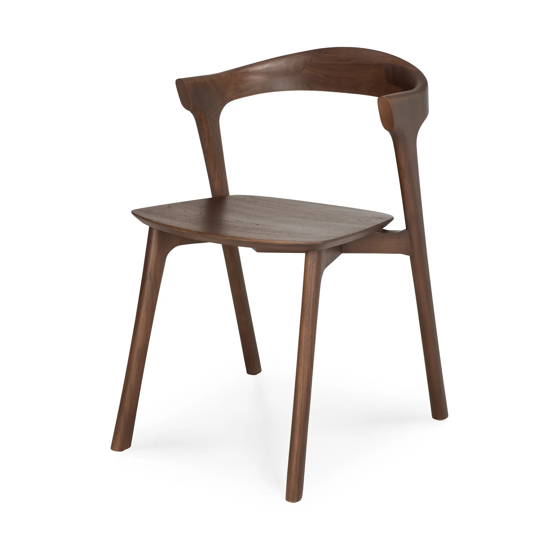 Bok stol, Lackad teak brun Ethnicraft