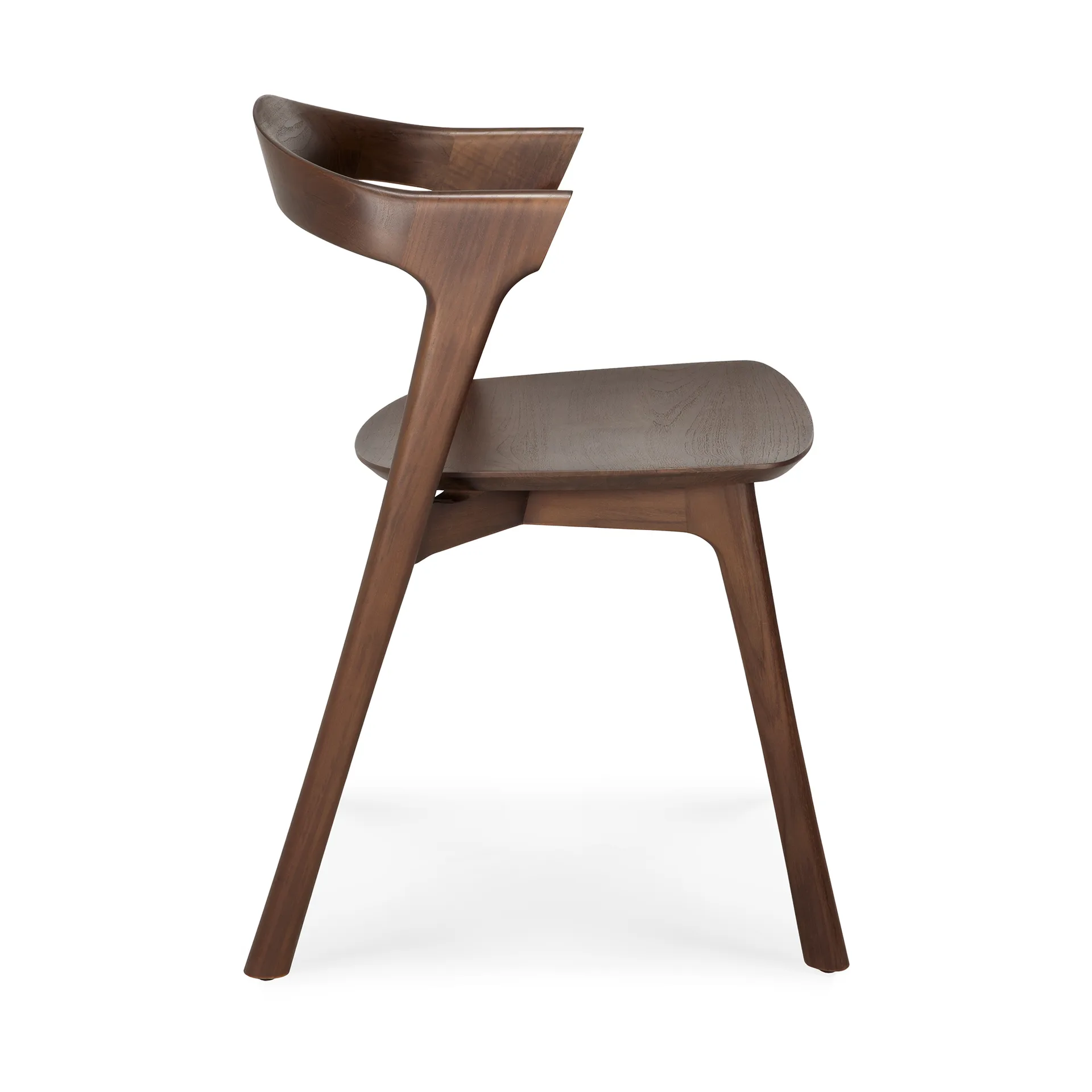 Bok stol, Lackad teak brun Ethnicraft