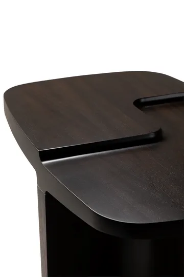 Brutalist sidobord - Rose brown mahogany, 60x40 cm - Ethnicraft