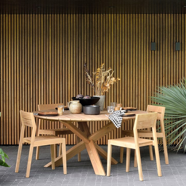 Circle outdoor matbord teak - Ø136 cm - Ethnicraft