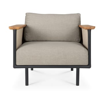 Corbey Outdoor loungestol med dyna - Aluminium black-Oyster - Ethnicraft