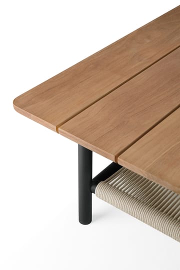 Corbey Outdoor soffbord - 120 cm, teak-aluminium black - Ethnicraft