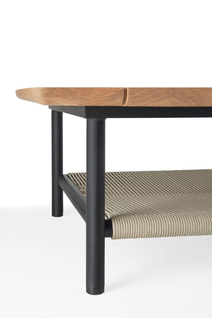 Corbey Outdoor soffbord, 120 cm, teak-aluminium black Ethnicraft
