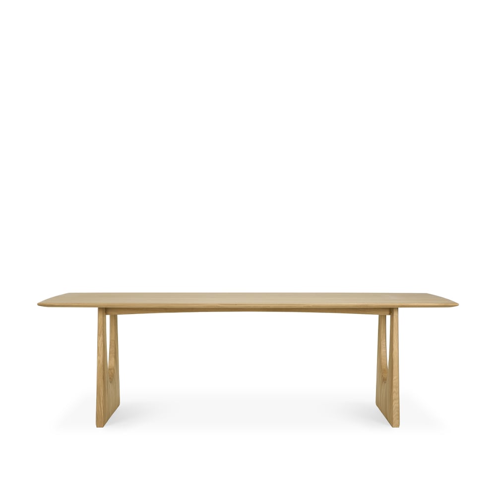 Ethnicraft Geometric matbord Oak 250 cm | Skandinavisk Design | Matbord | Beige