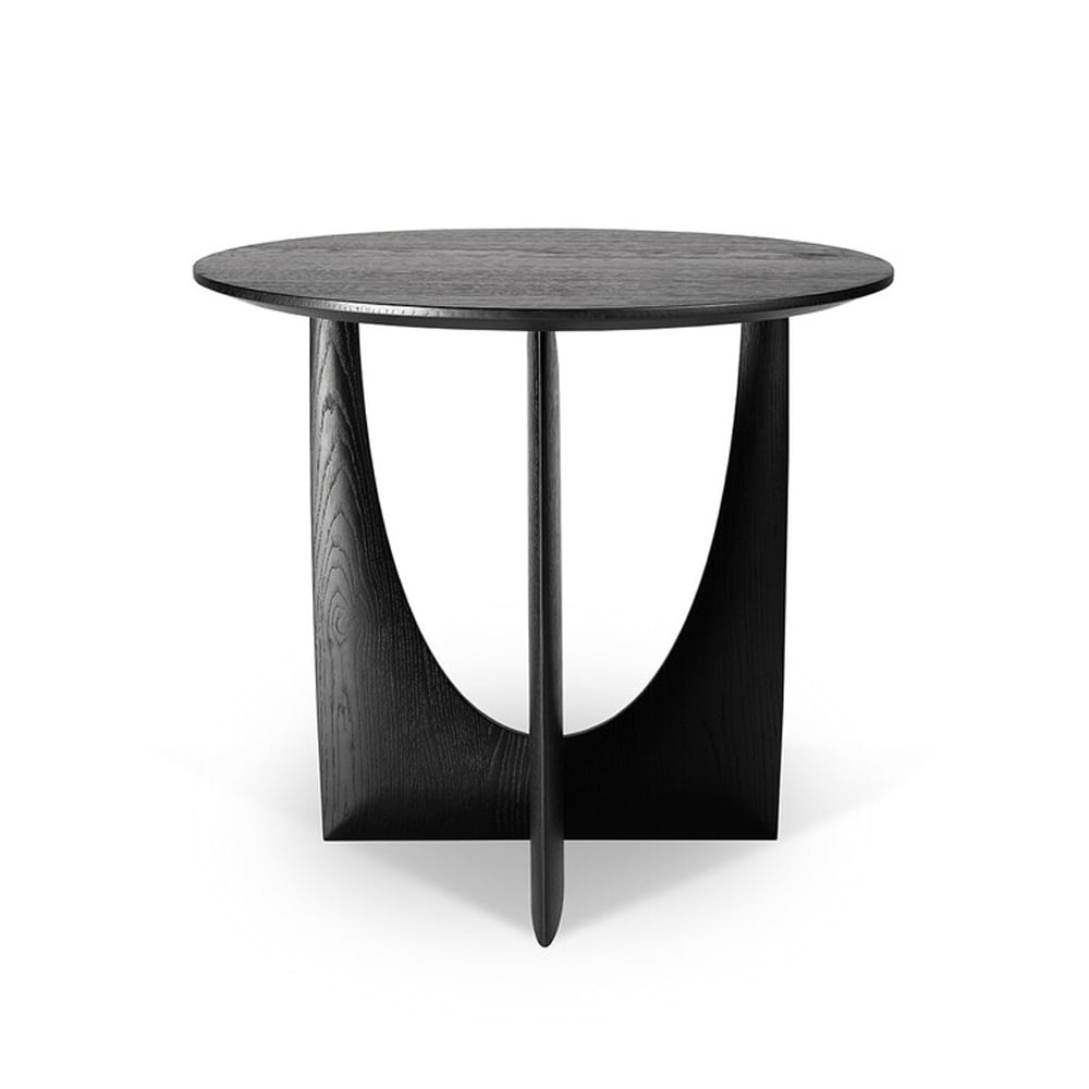 Ethnicraft Geometric sidobord Svart ek 51 | Skandinavisk Design | Avlastningsbord & Sidobord | Svart