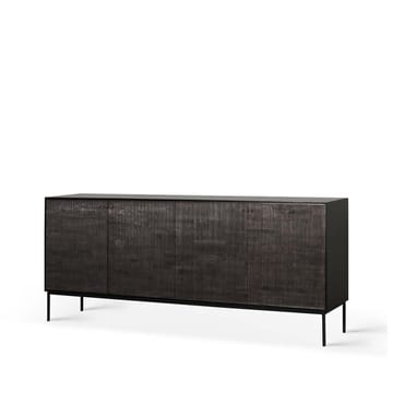 Grooves sideboard - Black 4 dörrar - Ethnicraft