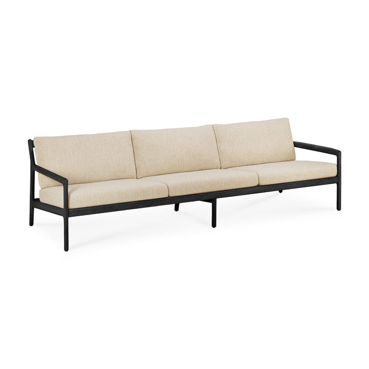Jack outdoor 3-sits soffa svartbetsad teak, Natural Ethnicraft