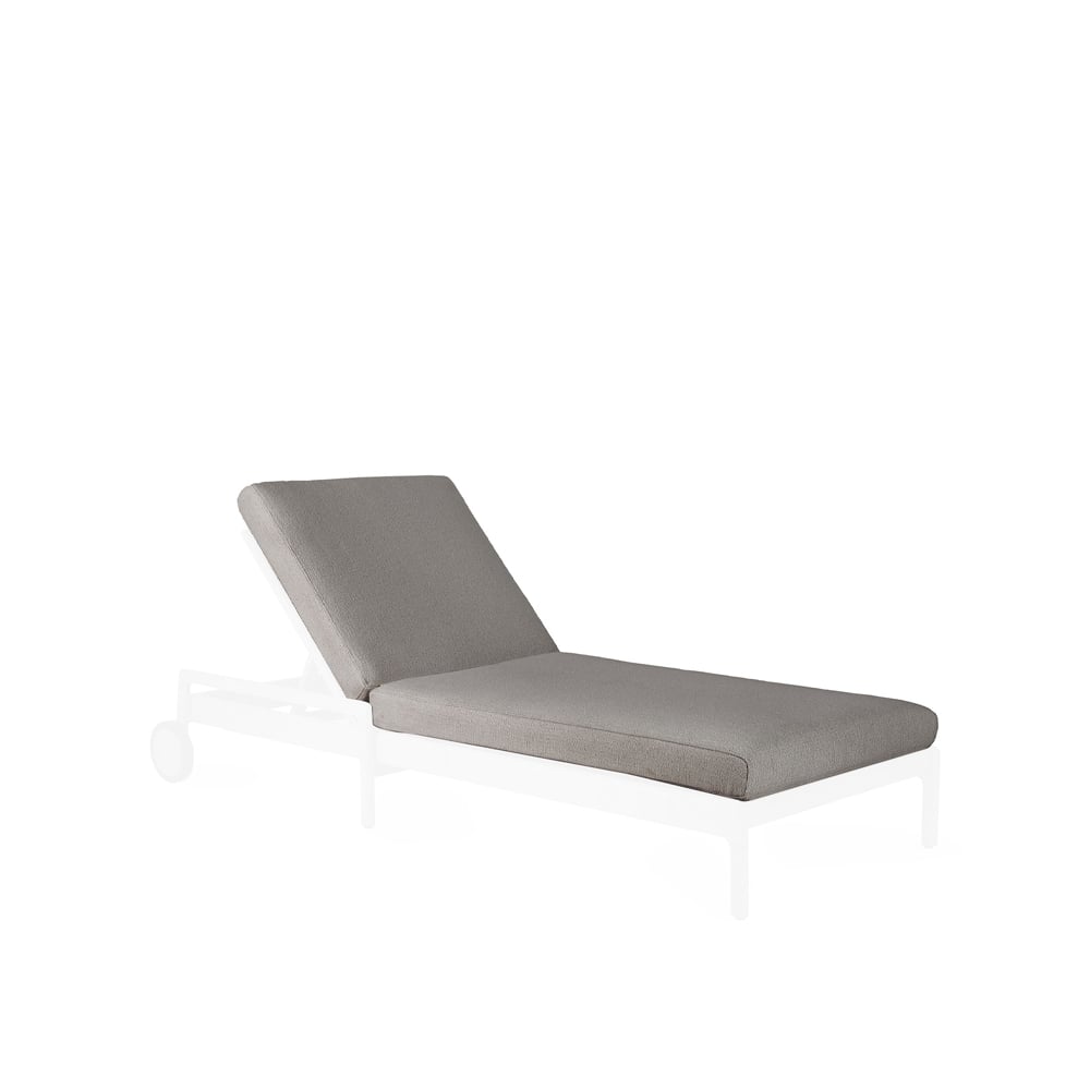 Ethnicraft Jack outdoor dyna till solsäng Mocha | Skandinavisk Design | Stolsdynor & kuddar för utomhusbruk | Grå
