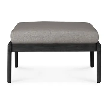 Jack outdoor fotpall svartbetsad teak - Mocha - Ethnicraft