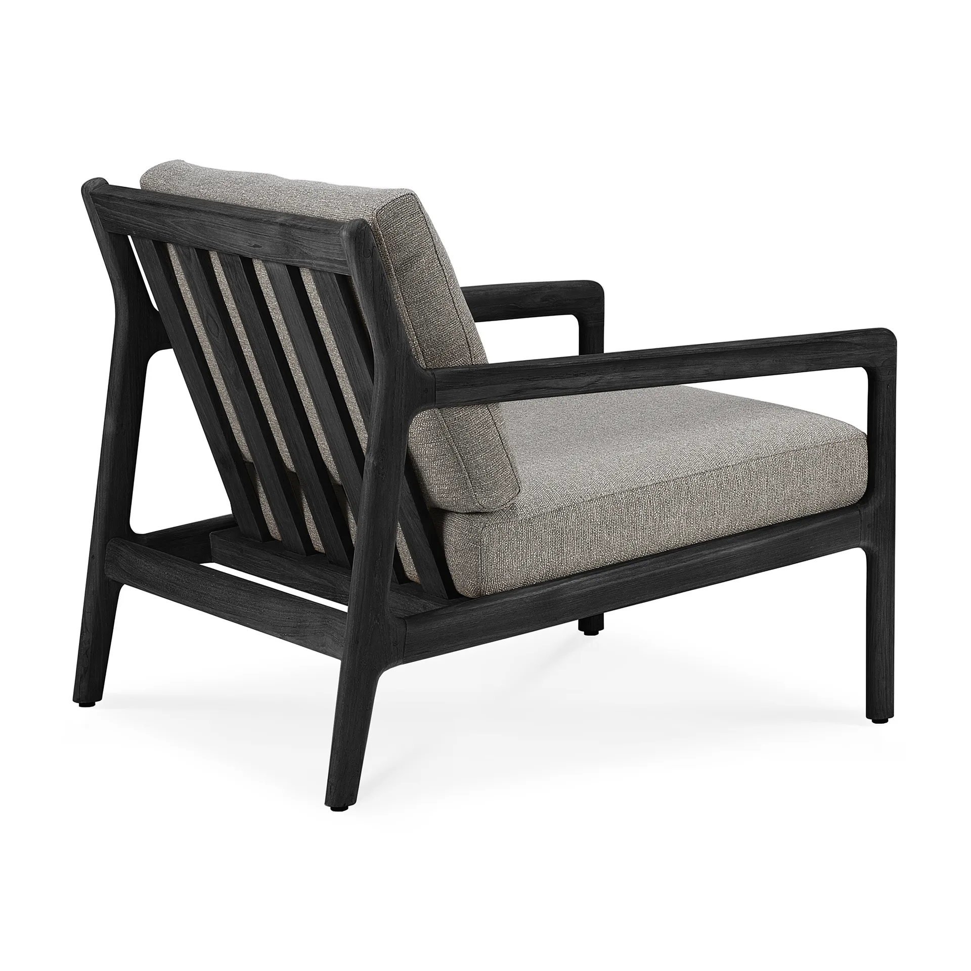 Jack outdoor loungefåtölj svartbetsad teak, Mocha Ethnicraft