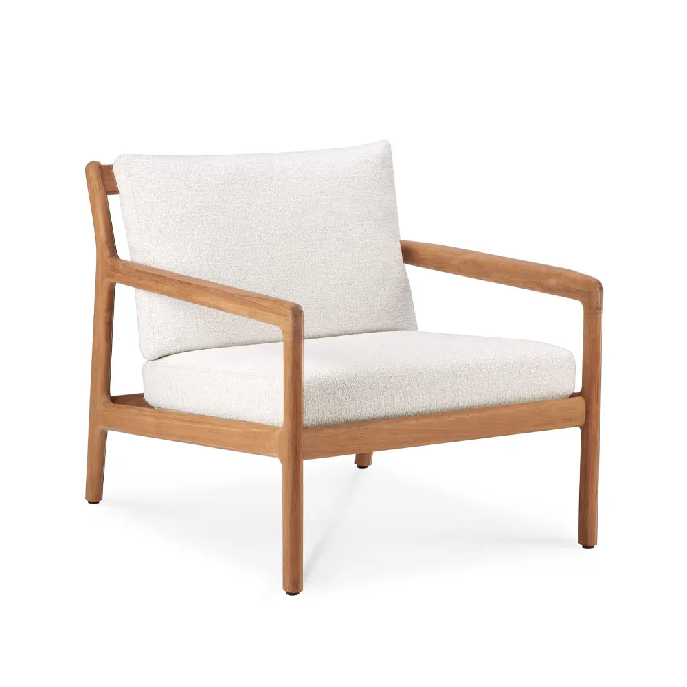 Jack outdoor loungefåtölj teak, Offwhite Ethnicraft