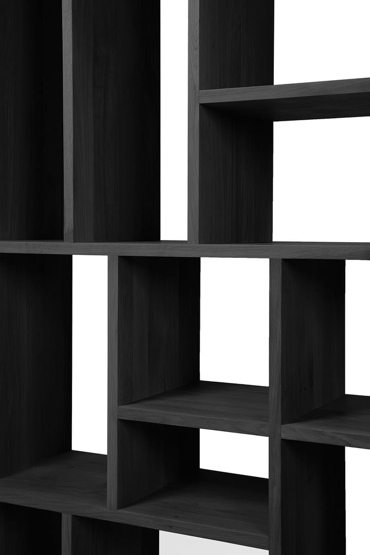 M Rack bokhylla stor, Svart ek Ethnicraft