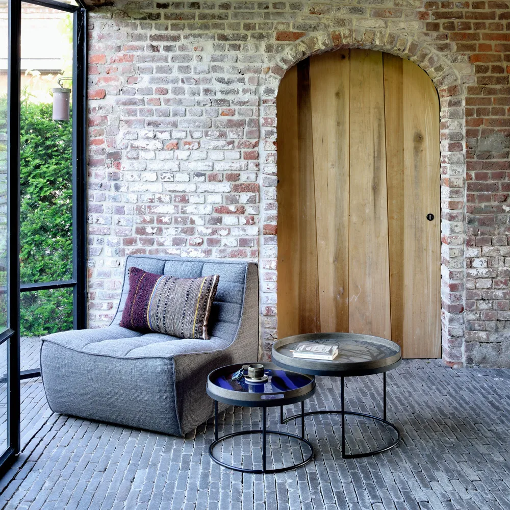 N701 fåtölj, Tyg dark grey Ethnicraft