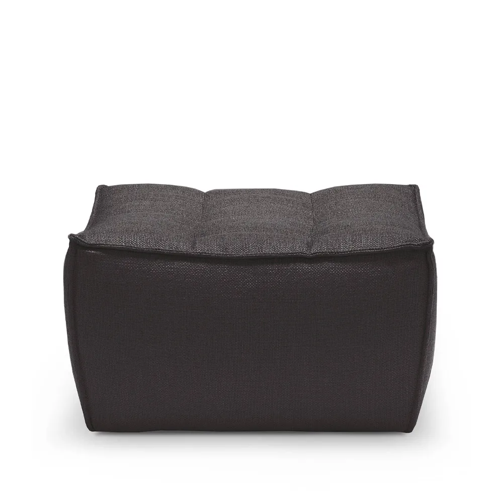 Ethnicraft N701 fotpall 70x70 cm Dark grey