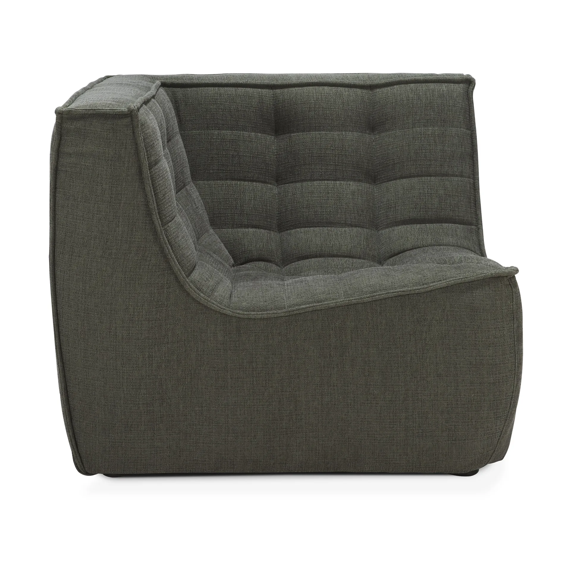 N701 hörnmodul rak, Moss Eco fabric Ethnicraft