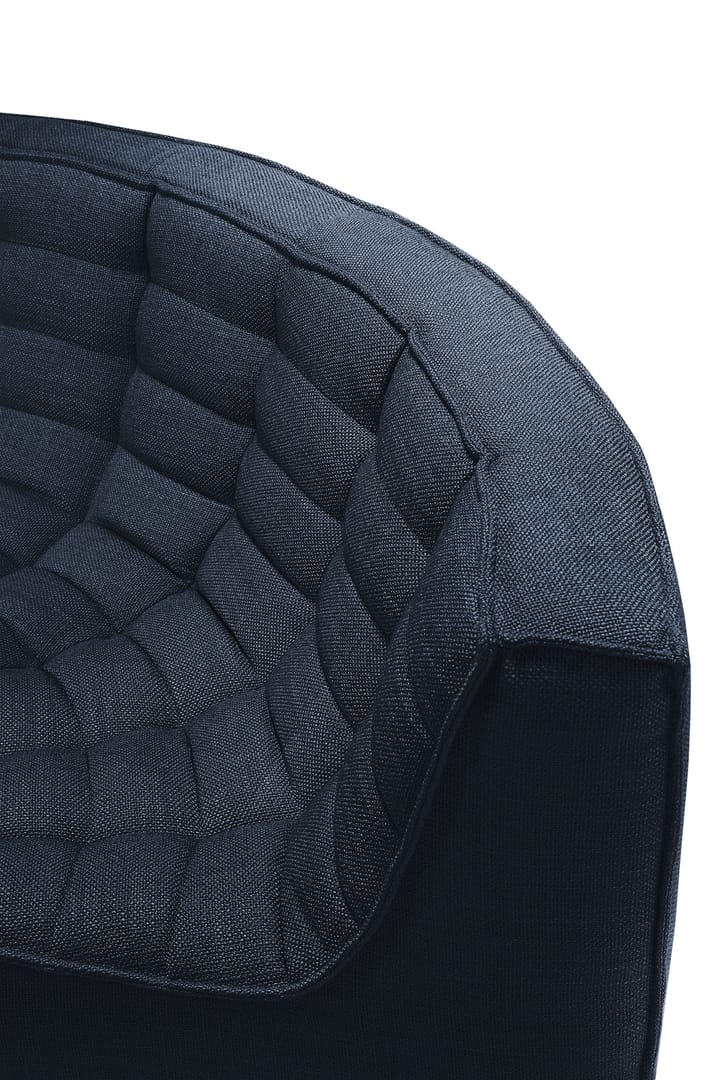 N701 hörnmodul rundad 90°, Graphite Eco Ethnicraft