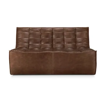 N701 soffa 2-sits - Läder Chestnut - Ethnicraft