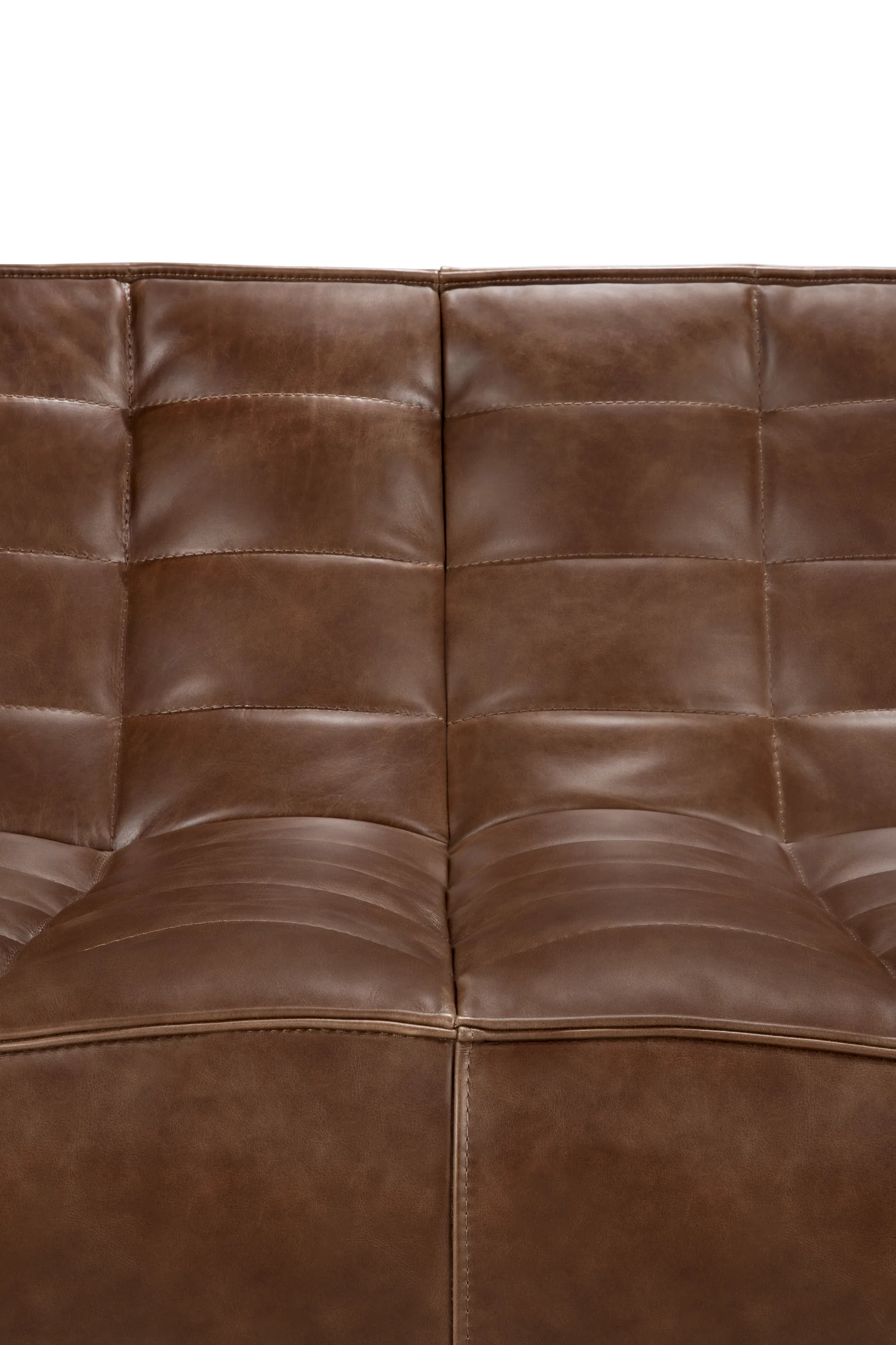 N701 soffa 2-sits, Läder Chestnut Ethnicraft