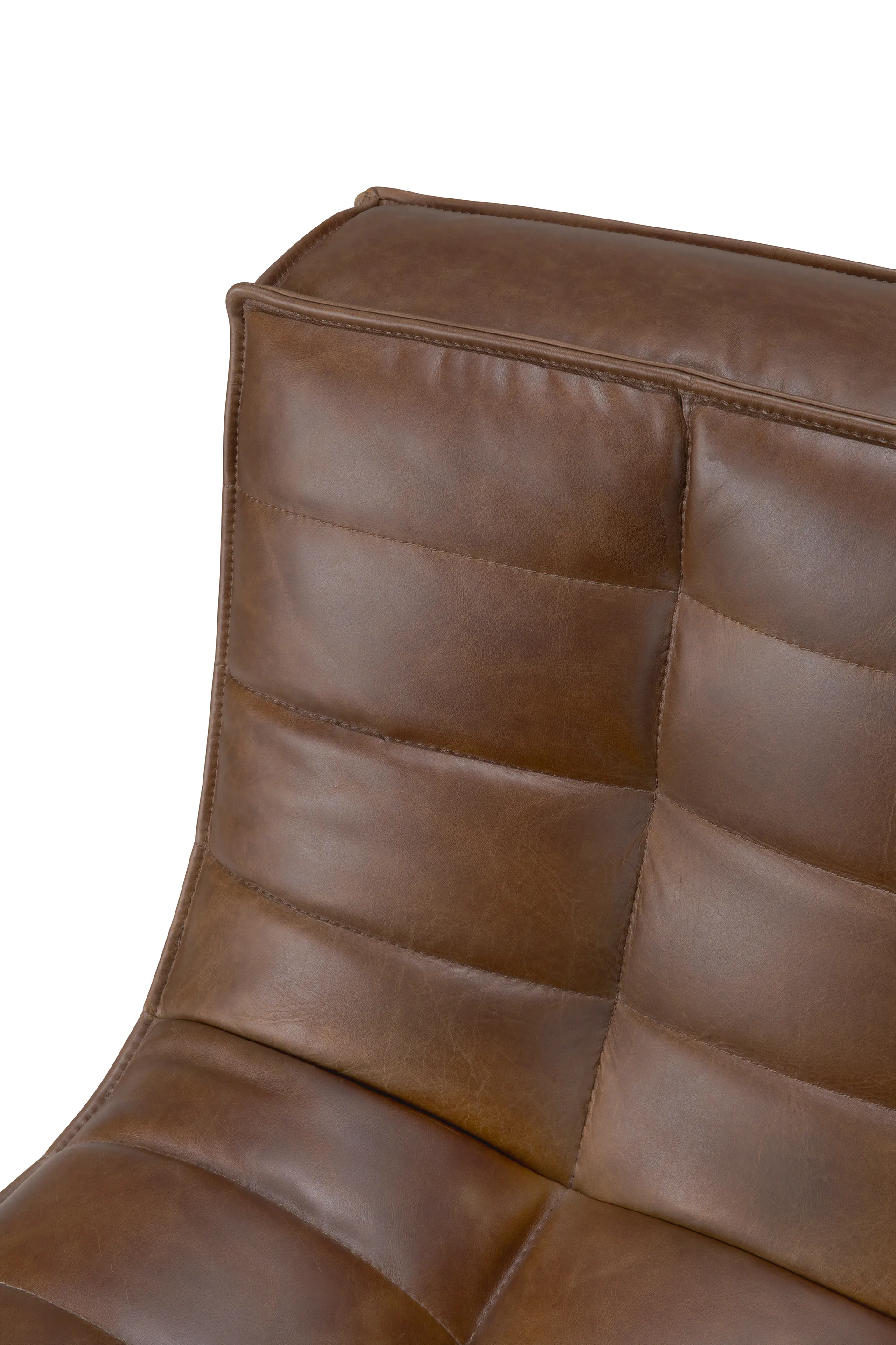 N701 soffa 2-sits, Läder Chestnut Ethnicraft