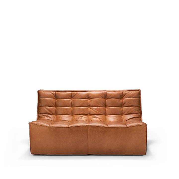 N701 soffa 2-sits - läder old saddle brown - Ethnicraft