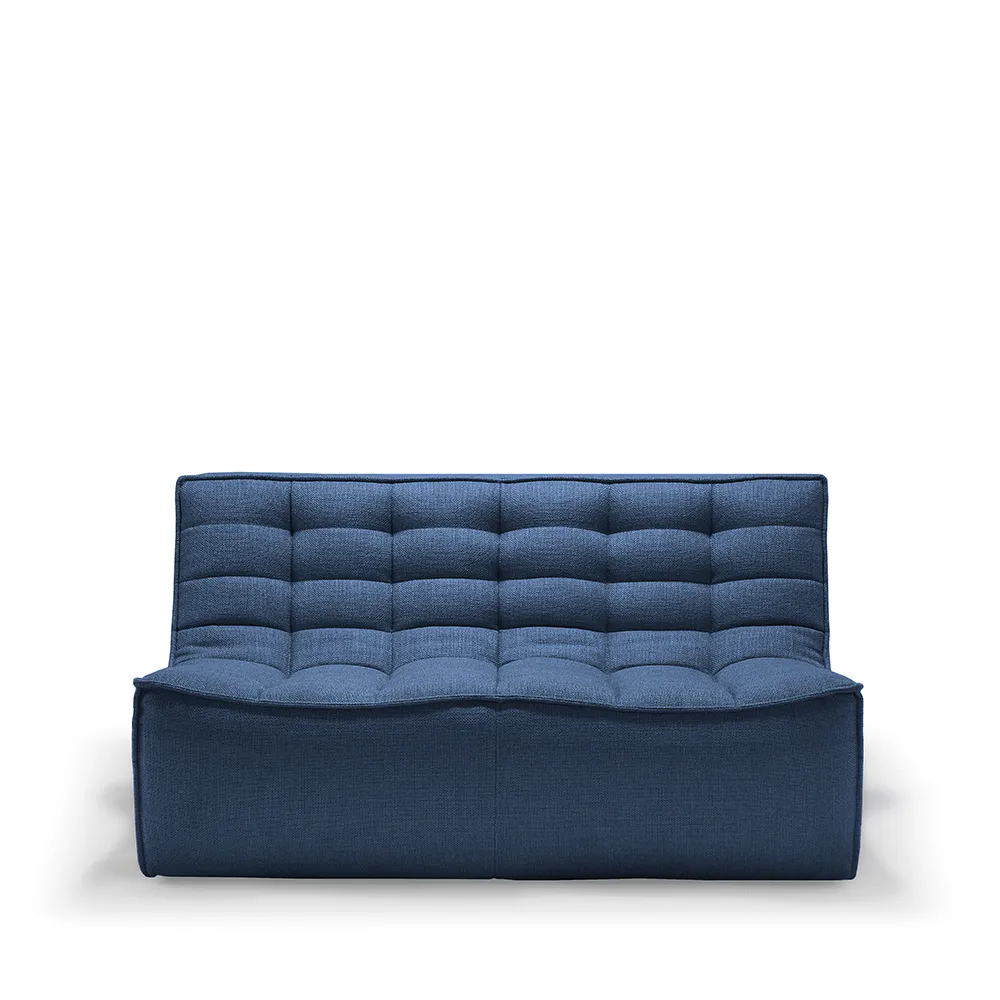 N701 soffa 2-sits, Tyg blue Ethnicraft